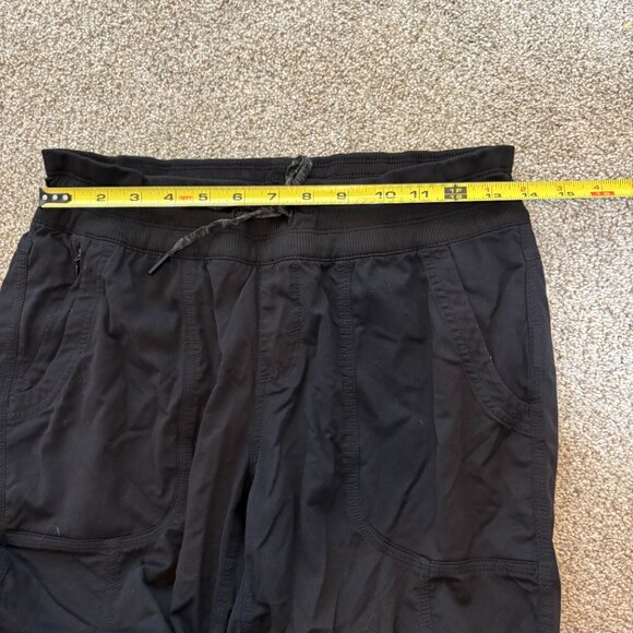 The North Face Black Nylon Capri Cropped Hiking Pants Crop Joggers Medium - Picture 12 of 12